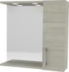 Savini Rubino Tükör Oldalszekrénnyel V. Szürke 58, 4x57x15, 5cm Jobb Led (4495/led)