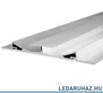 Ledium LED profil gipszkartonhoz, dupla ív, eloxált alumínium, 2m (OH9113894)