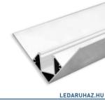 Ledium LED profil belső sarok, eloxált alumínium, 2m (OH9113829)