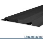 Ledium LED profil gipszkartonhoz, dupla ív, fekete eloxált alumínium, 2m (OH9113914)