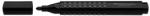 Faber-Castell Marker Permanent Negru Varf Rotund Grip 1504 Faber-Castell (FC150499) - officeclass