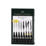 Faber-Castell Pitt Artist Pen Set 8 Buc Negru Faber-Castell (FC167137)