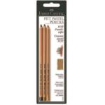 Faber-Castell Pitt 1 Buc Umber + 1 Buc Maro + 1 Buc Sepia Faber-Castell (FC112798)