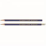 Faber-Castell Creion Grafit 2B Cu Guma Goldfaber 1221 Faber-Castell (FC116802)