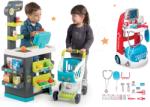 Smoby Set magazin cu alimente Market Smoby şi cărucior medical Medical cu sunet (SM350212-8)