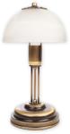 LEMIR O2128 L1 PAT | Arkadia Lemir asztali lámpa 36cm vezeték kapcsoló 1x E27 bronz, fehér (O2128 L1 PAT)