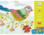 DJECO Spiral Seasons madaras quilling papírkép készítő kreatív szett (8621)