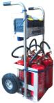 AVLift Tűzoltó palack szállító kézikocsi Tűzoltó készülék és más palack szállítására szolgáló szervizkocsi