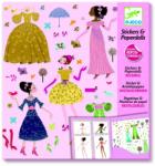 DJECO Dresses Through The Seasons - Évszakok ruhái öltöztetős matrica gyűjtemény