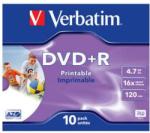 Verbatim DVD+R Verbatim 16X, 4.7GB, 1buc, Jewel Case (43508)