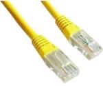 Gembird Patchcord Gembird PP12-0.5M/Y, UTP, Cat5e, 0.5m, Yellow (PP12-0.5M/Y) - flax