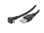 Gembird Cablu de date Gembird, USB - micro USB, 1.8m, Black (CCP-MUSB2-AMBM90-6) - flax