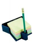 STICKN Cub autoadeziv cu suport, 76 x 76 mm, 400 file, Stickn - 4 culori pastel (HO-21271)