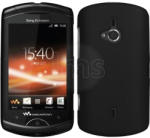 Sony Ericsson Live with Walkman Твърд Капак Черен + Протектор