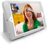 Apple iPad mini Кожен Калъф Бял + Протектор