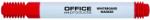 Office Products Marker pentru table de scris, varf rotund, corp plastic, Office Products - rosu (OF-17071411-04) - viamond