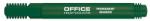 Office Products Permanent marker, varf rotund, corp plastic, Office Products - verde (OF-17071211-02) - viamond