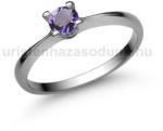  E26FM - AMETISZT köves Fehér arany Eljegyzési Gyűrű (E26FM)