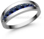  E320FZK - KÉK ZAFÍR köves Fehér arany Eljegyzési Gyűrű (E320FZK)