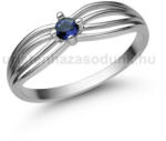  E321FZK - KÉK ZAFÍR köves Fehér arany Eljegyzési Gyűrű (E321FZK)