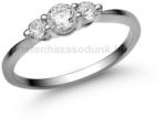  E16FC - CIRKÓNIA köves Fehér arany Eljegyzési Gyűrű (E16FC)
