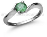  E20FS - SMARAGD köves Fehér arany Eljegyzési Gyűrű (E20FS)