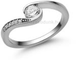  E119FC - CIRKÓNIA köves Fehér arany Eljegyzési Gyűrű (E119FC)