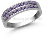  E342FM - AMETISZT köves Fehér arany Eljegyzési Gyűrű (E342FM)