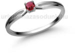  E8FR - RUBIN köves Fehér arany Eljegyzési Gyűrű (E8FR)