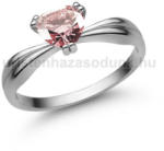 E313FZR - RÓZSASZÍN ZAFÍR köves Fehér arany Eljegyzési Gyűrű (E313FZR)