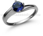  E19FZK - KÉK ZAFÍR köves Fehér arany Eljegyzési Gyűrű (E19FZK)