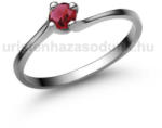  E34FR - RUBIN köves Fehér arany Eljegyzési Gyűrű (E34FR)