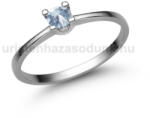  E309FK - AKVAMARIN köves Fehér arany Eljegyzési Gyűrű (E309FK)