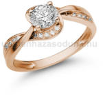  E108RB86 - GYÉMÁNT: 0.86 CT (5.5 mm Ø) Eljegyzési Gyűrű (E108RB86)