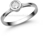  E346FC - CIRKÓNIA köves Fehér arany Eljegyzési Gyűrű (E346FC)