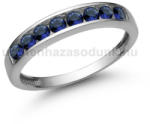  E330FZK - KÉK ZAFÍR köves Fehér arany Eljegyzési Gyűrű (E330FZK)