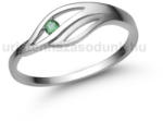  E335FS - SMARAGD köves Fehér arany Eljegyzési Gyűrű (E335FS)