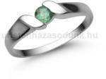  E332FS - SMARAGD köves Fehér arany Eljegyzési Gyűrű (E332FS)