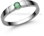  E310FS - SMARAGD köves Fehér arany Eljegyzési Gyűrű (E310FS)