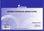 VICTORIA Nyomtatvány, menetlevél, személygépkocsi, 100 lap, A5, fekvõ, VICTORIA PAPER, "D. GÉPJ. 36. ", 10 tömb/csomag (NVDGEPJ36A5)