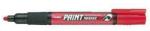 Pentel permanens lakkmarker, 12 db, piros