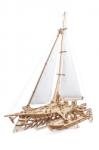 UgearsModels Barca Trimaran - Puzzle 3D Modele Mecanice (UG 4820184120891)