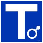  Tanuló vezető T betű férfi mágnesmatrica