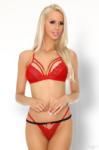 Livco Corsetti Tarinas 2 részes piros szexi fehérnemű szett L/XL