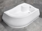  Cadita dus semirotunda inalta Radaway Korfu E 100x80 cm (4E81400-03L)