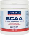 LAMBERTS ЛАМБЕРТС bcaa РАЗКЛОНЕНИ АМИНОКИСЕЛИНИ 180 КАПС. / lamberts bcaa 180caps