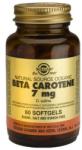 SOLGAR Хранителна добавка Бета каротин , Solgar Beta-Carotene 7mg, 60caps