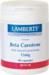 LAMBERTS ЛАМБЕРТС БЕТА КАРОТИН 15 МГ. 90 КАП. / lamberts natural beta carotene 15mg 90caps