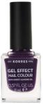 KORRES Лак с гел ефект с бадемово масло, Korres Nail Colour Gel Effect 75 Violet Garden 11ml