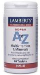 LAMBERTS Хранителна добавка Мултивитамини , Lamberts A TO Z Multivitamins 60tabs